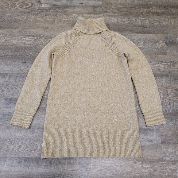 ROOTS | Turtleneck Sweater Dress Long Sleeve Tunic Top | Sz. S - Picture 1 of 6